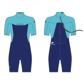 NEIL PRYDE Dolphin Youth Shorty 2/2 BZ Navy / Light Blue 2022
