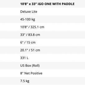 STARBOARD iGO One ISUP Avec Paddle