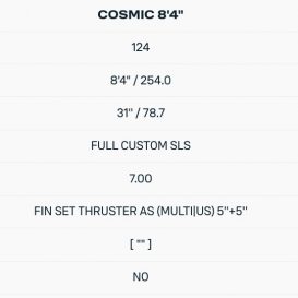 DUOTONE Cosmic SLS