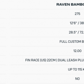 DUOTONE RAVEN BAMBOO